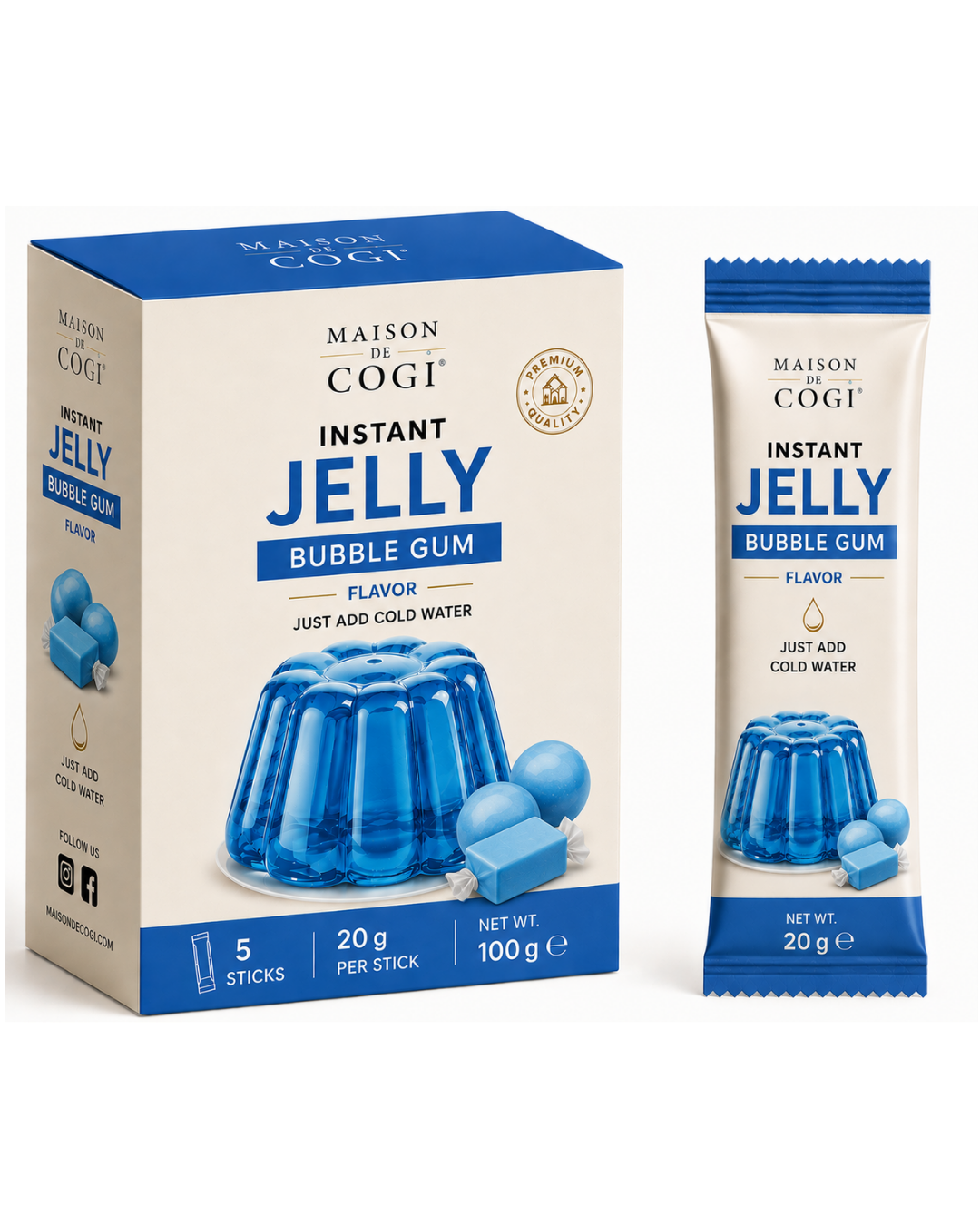 Bubble Gum Instant Jelly