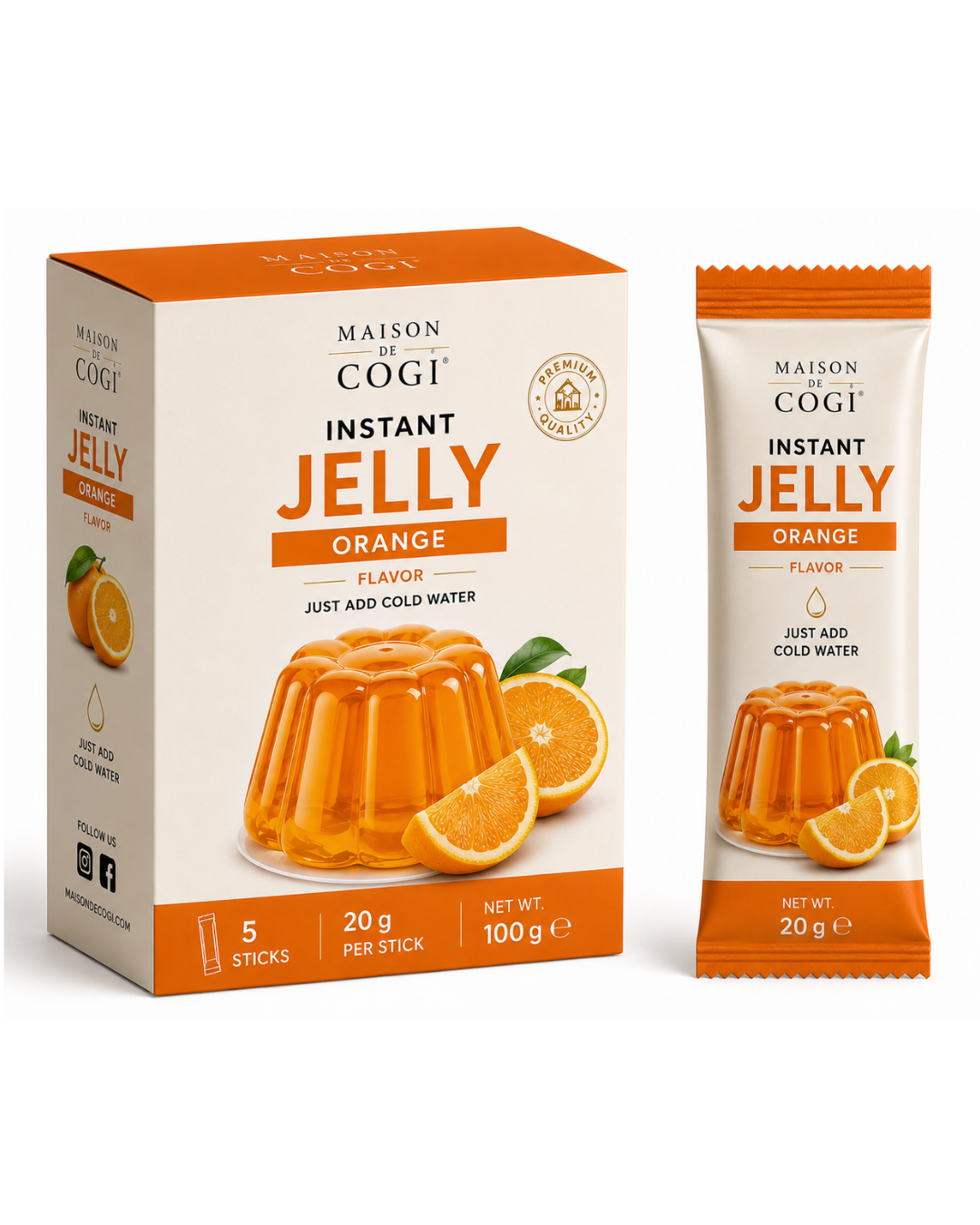 Orange Instant Jelly