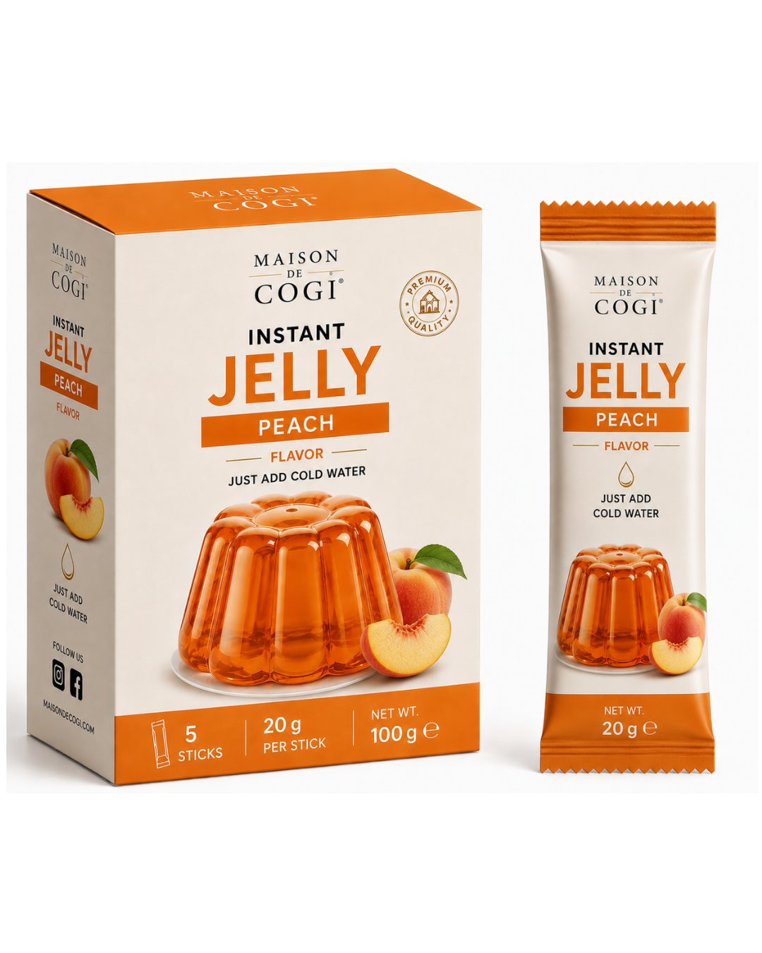 Peach Instant Jelly