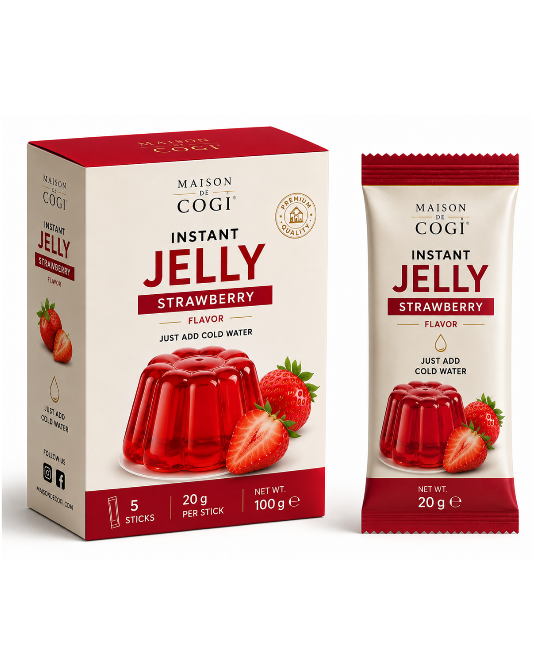 Strawberry Instant Jelly